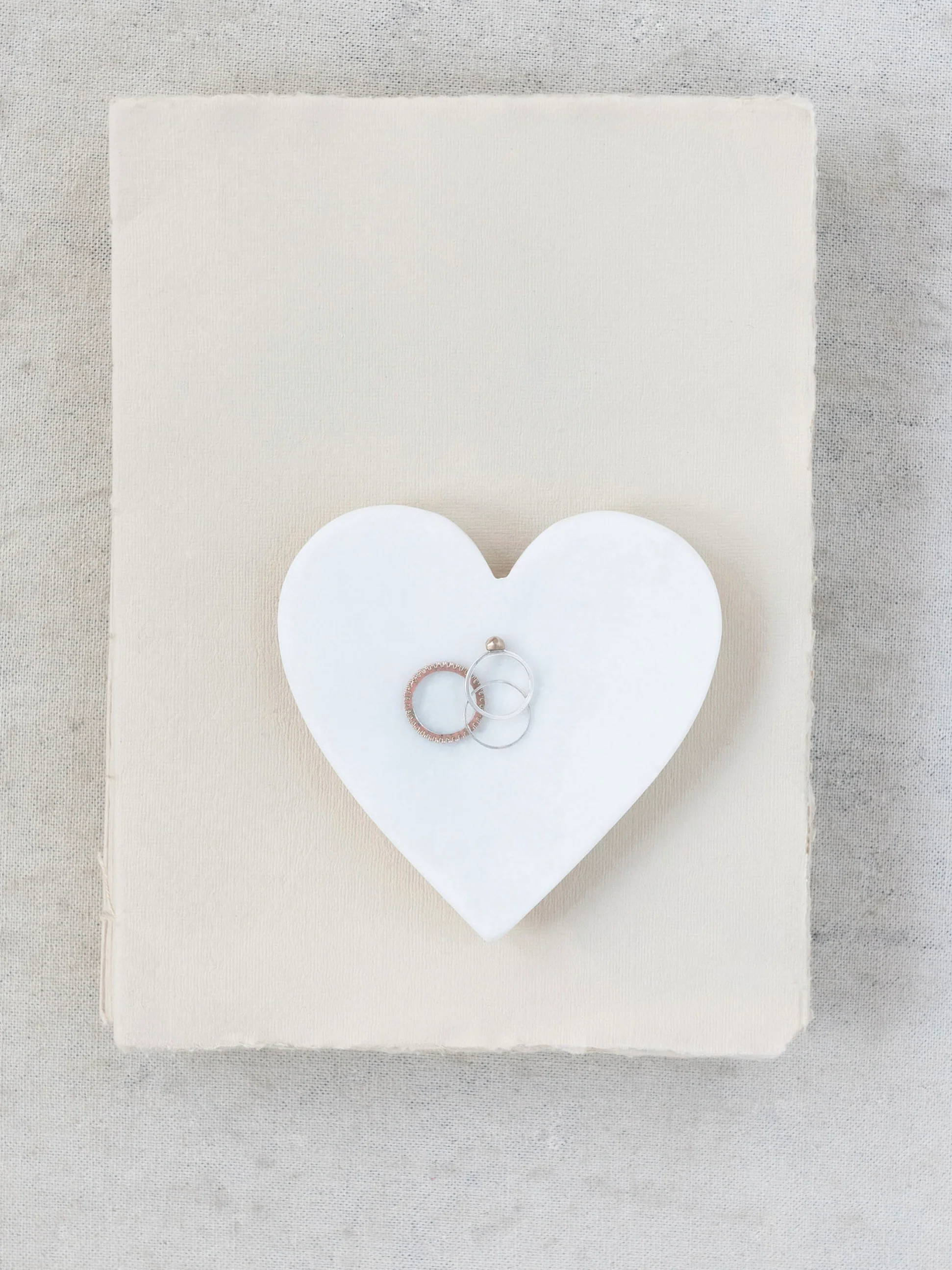 Marble Heart Dish