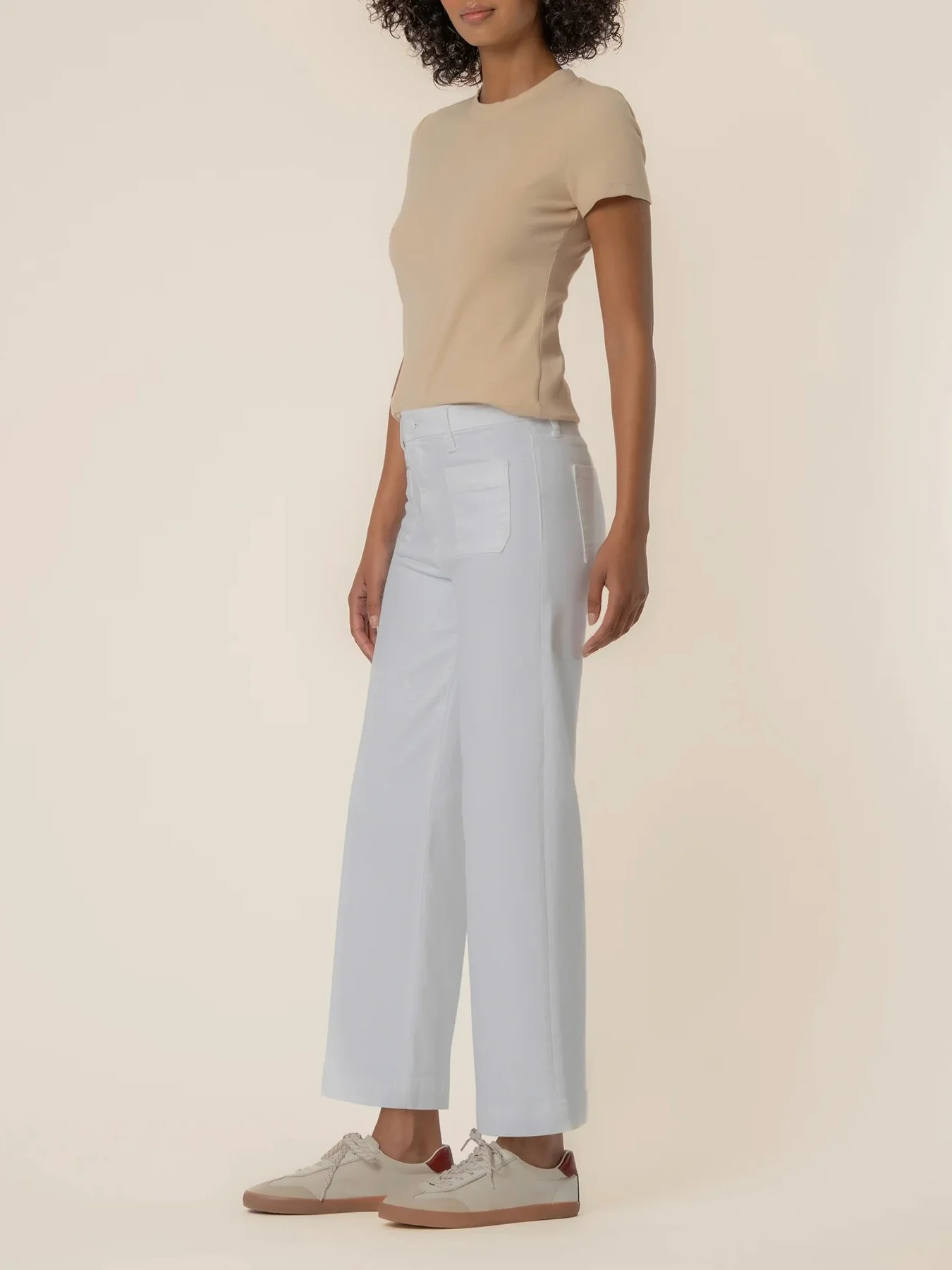 Kut Jeans : Meg High Rise Wide Leg with Patch Pockets - Image 2