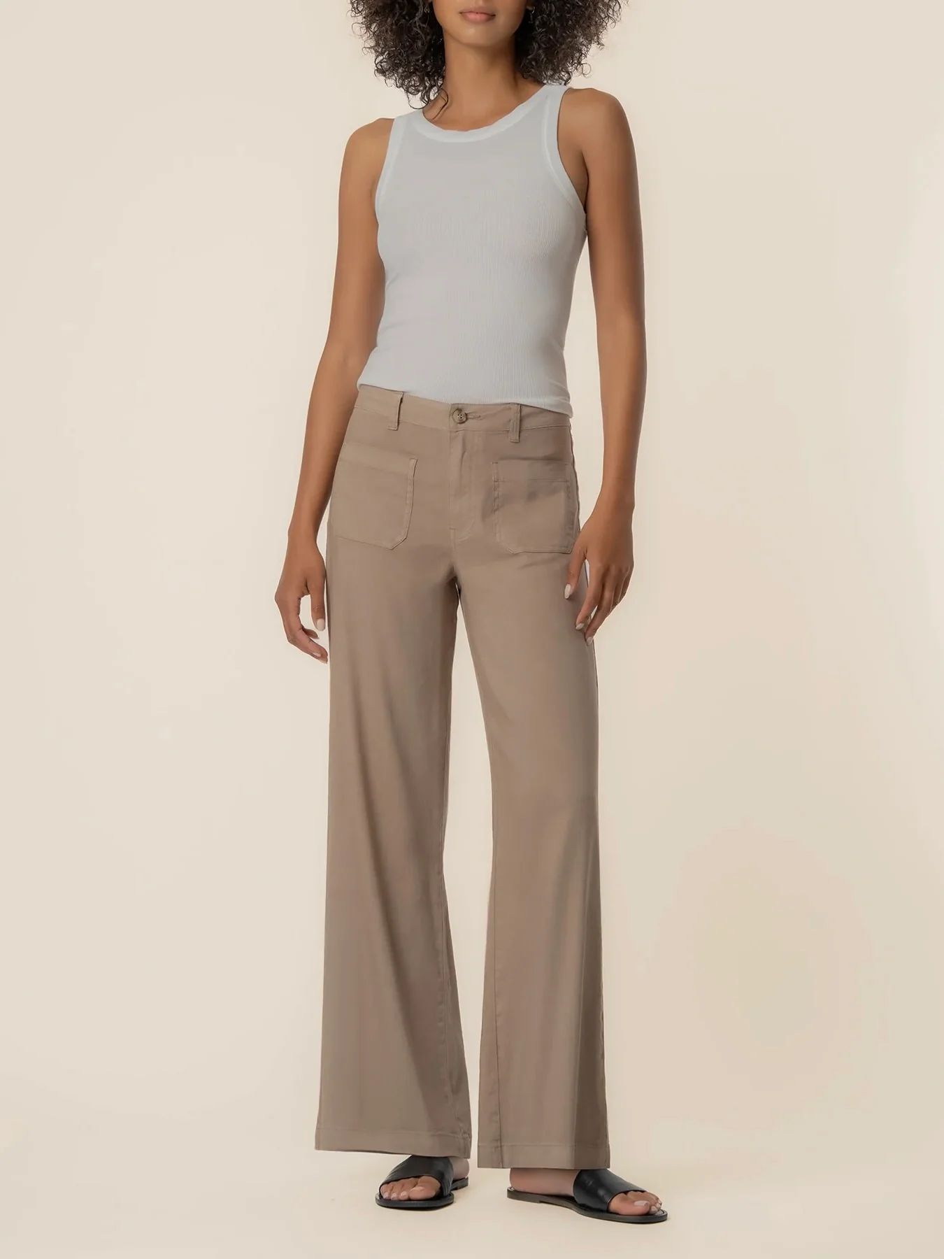Kut From The Kloth Meg High Rise Wide Legs with Patch Pocket