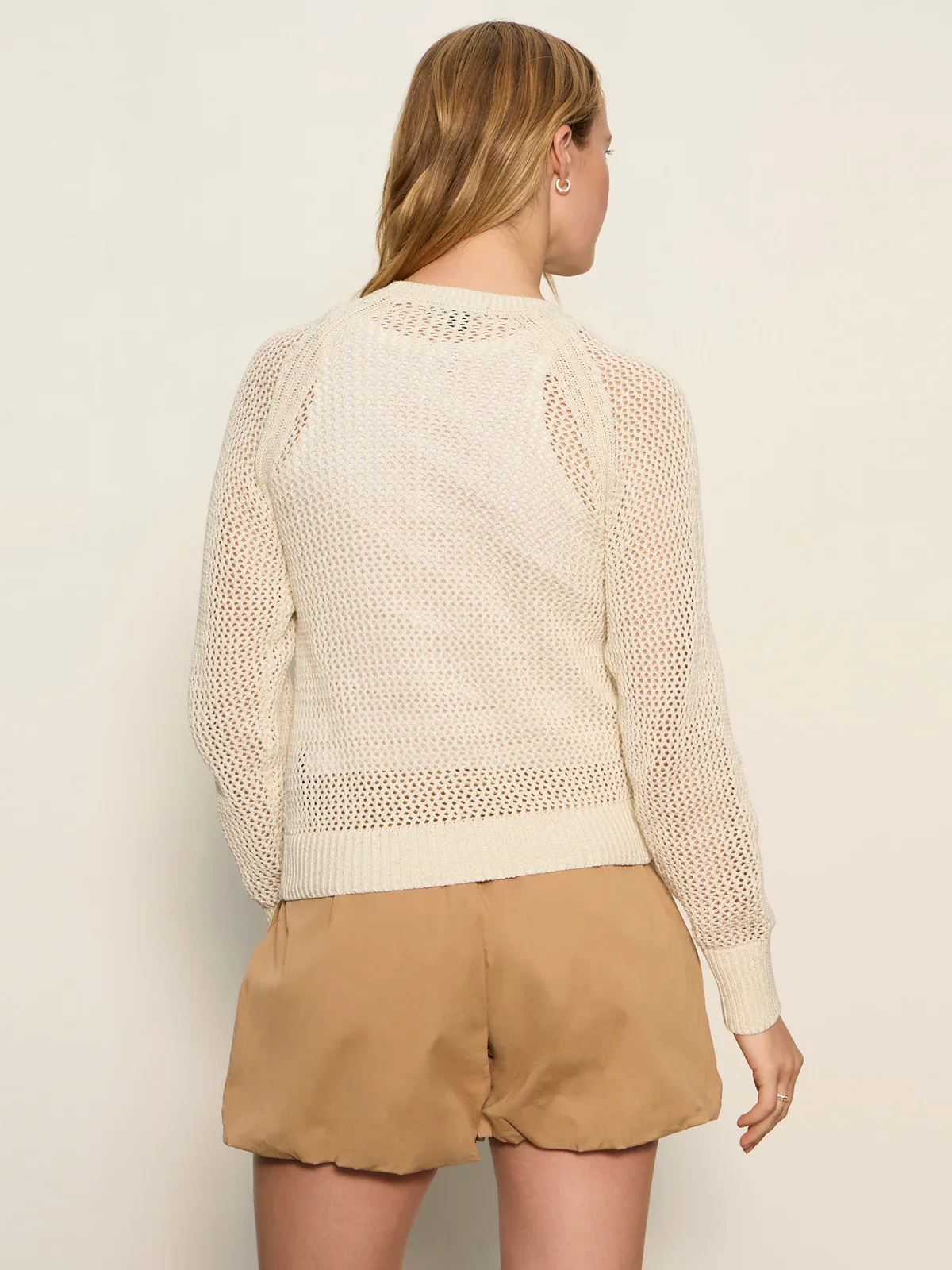 Sanctuary Metallic Open Knit Cardi - Image 3