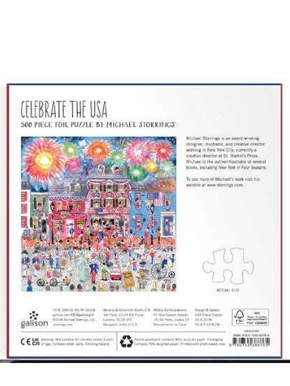 Michael Storrings Celebrate The USA 500pc. Puzzle - Image 2
