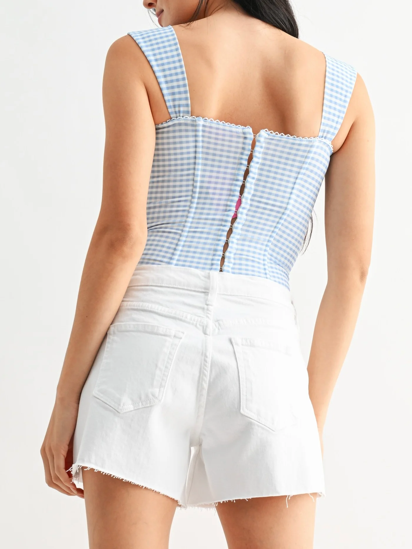 Just Black Denim Mid Rise Stretch Short - Image 3