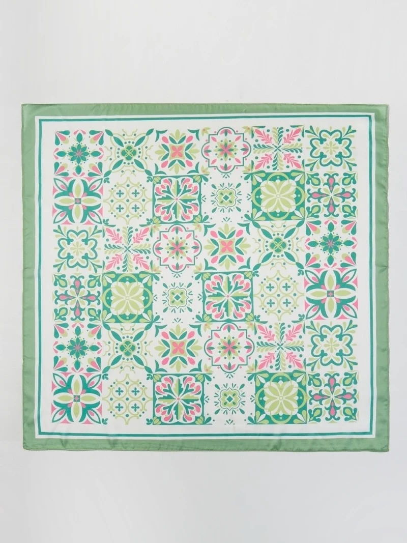 Mosaic Silk Scarf