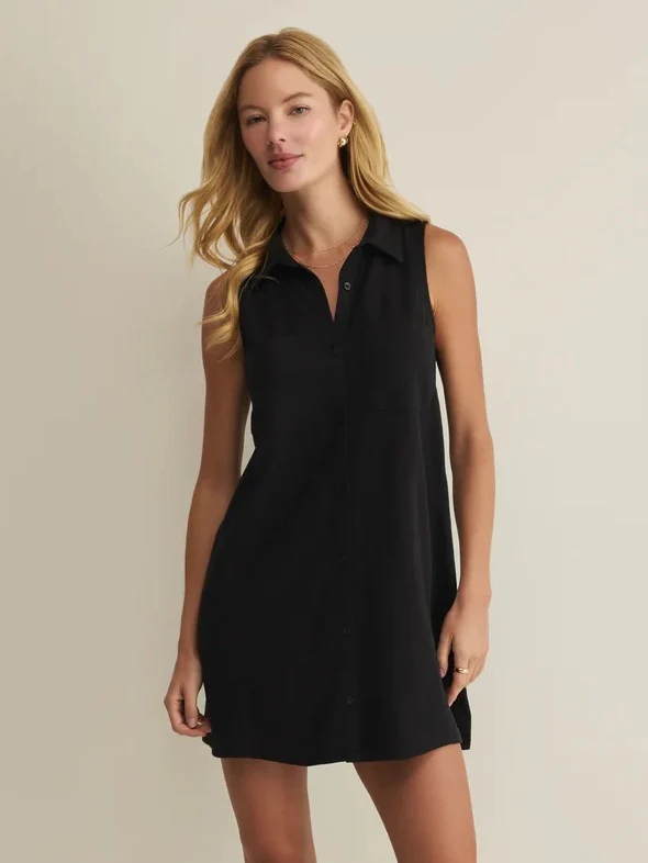 Z Supply New Light Textured Mini Dress