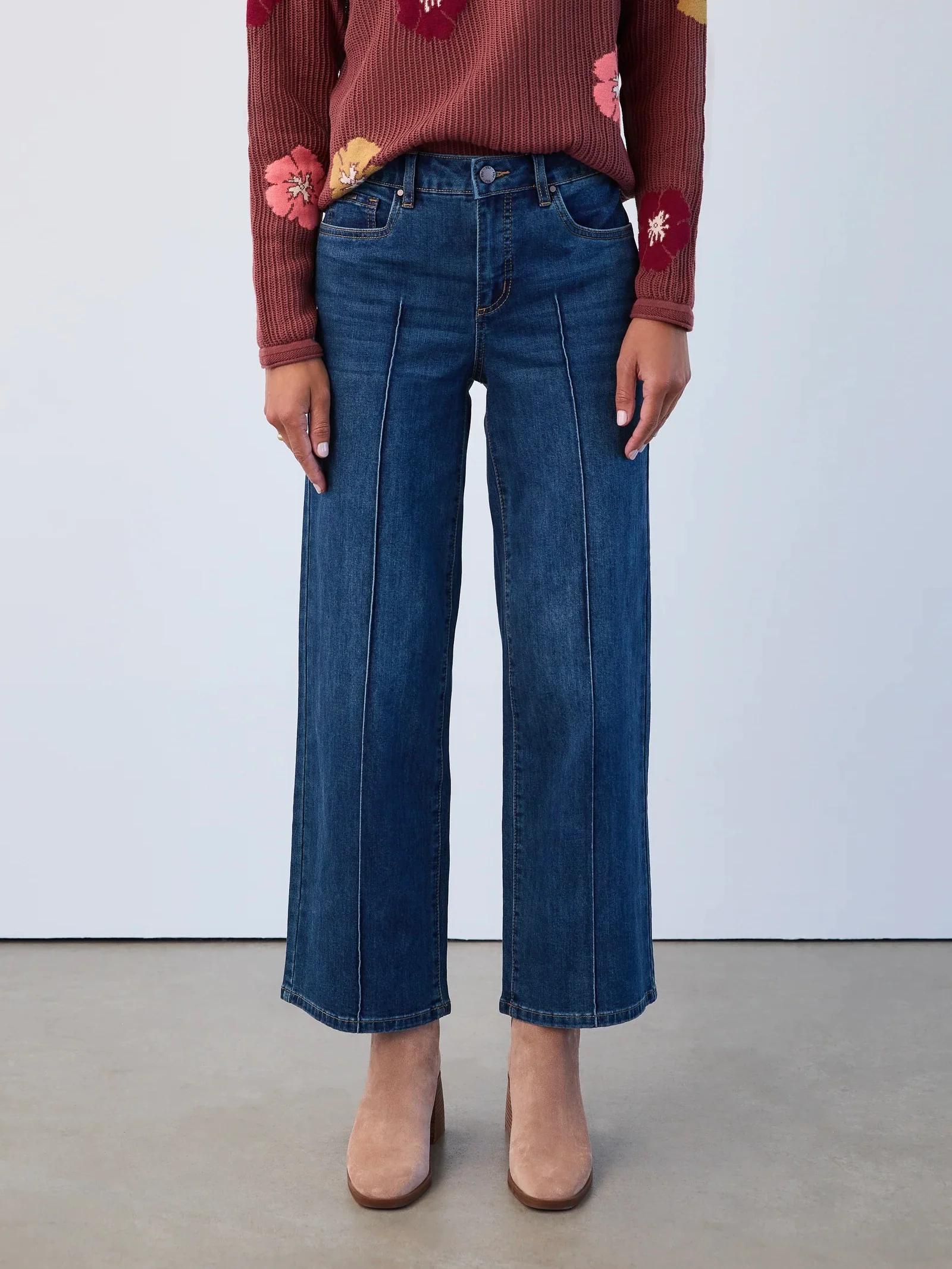 French Dressing Jeans : Olivia Wide Ankle Jeans