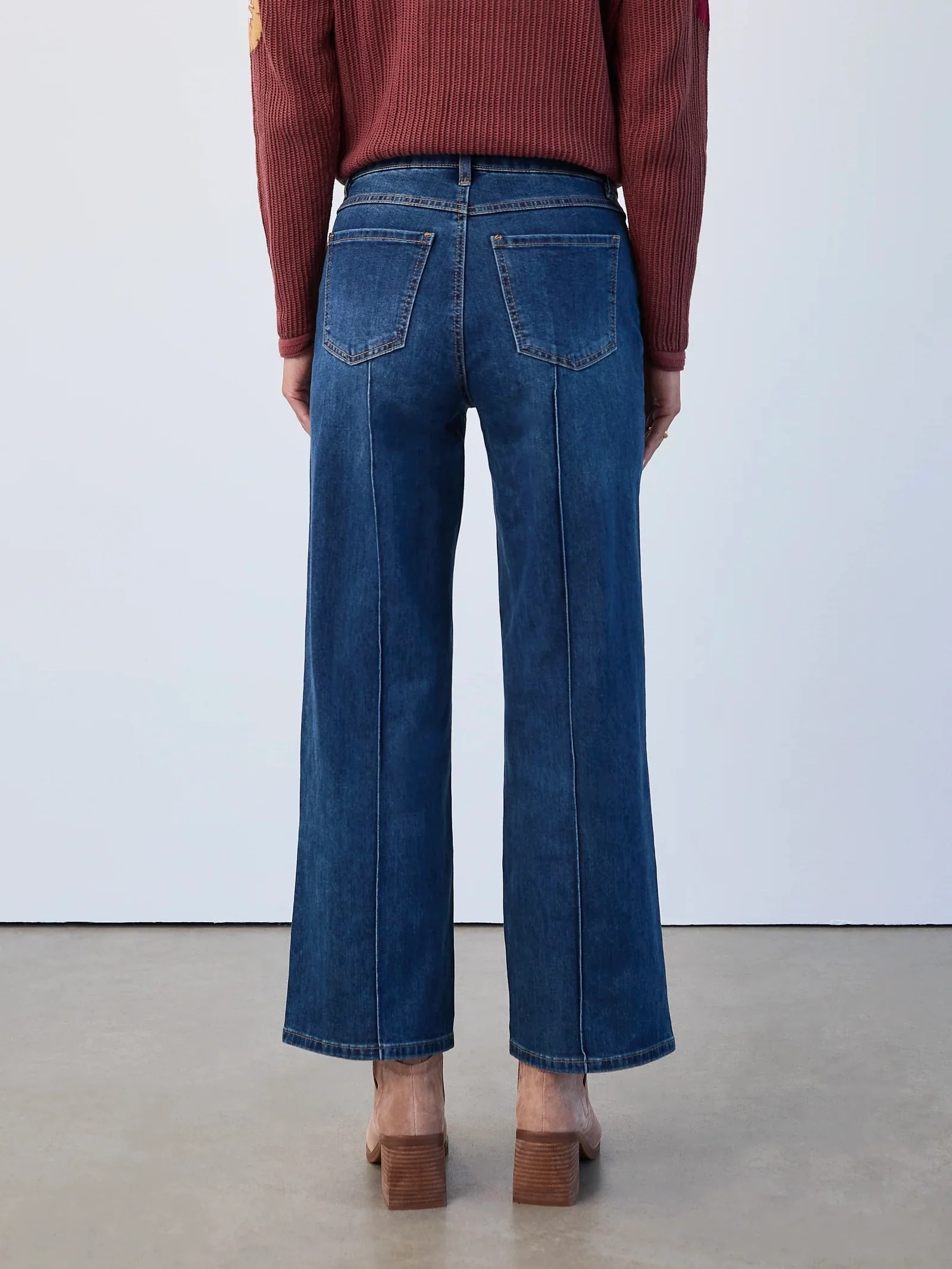 French Dressing Jeans : Olivia Wide Ankle Jeans - Image 2