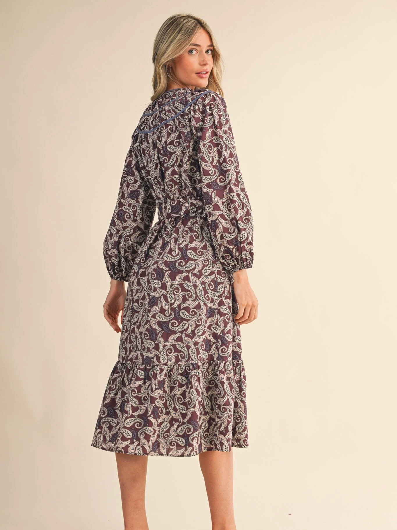 Paisley Paths Dress - Image 2