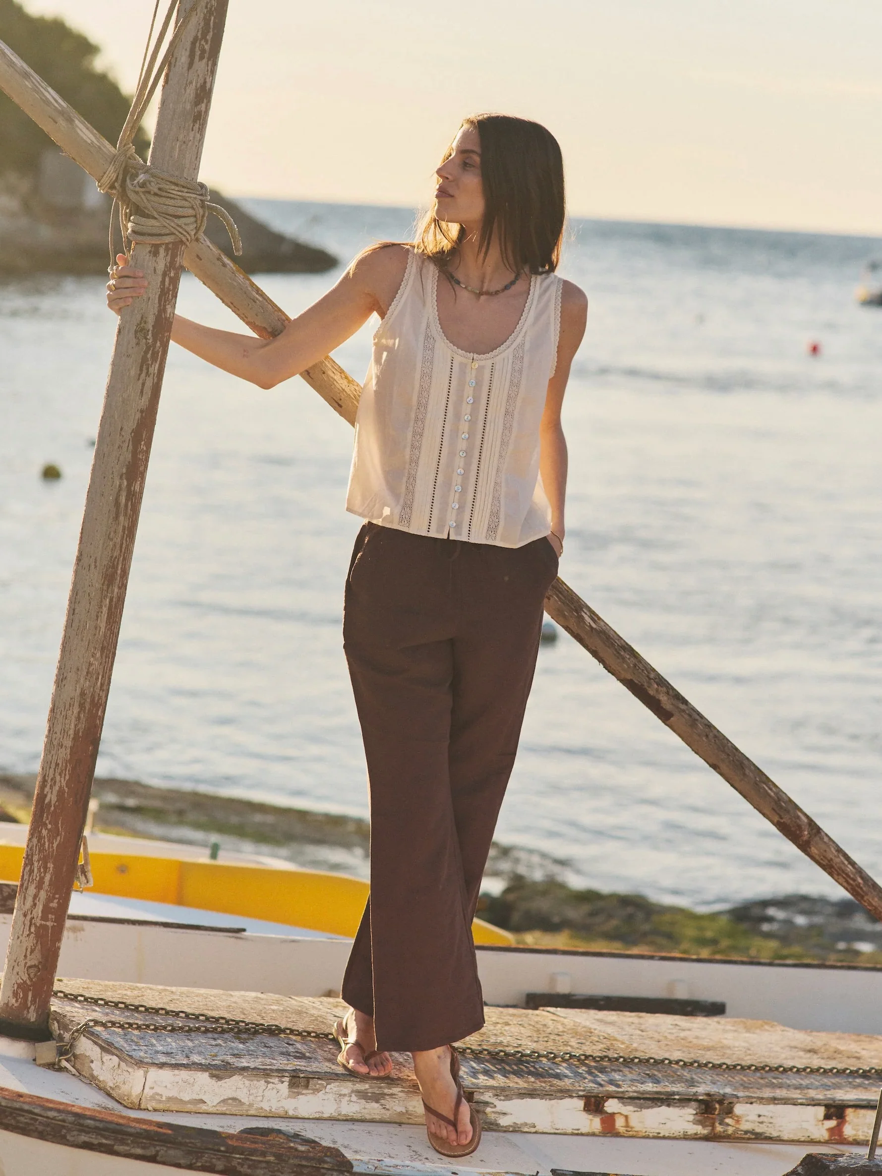 Marine Layer Perfect Linen Drawstring Pant