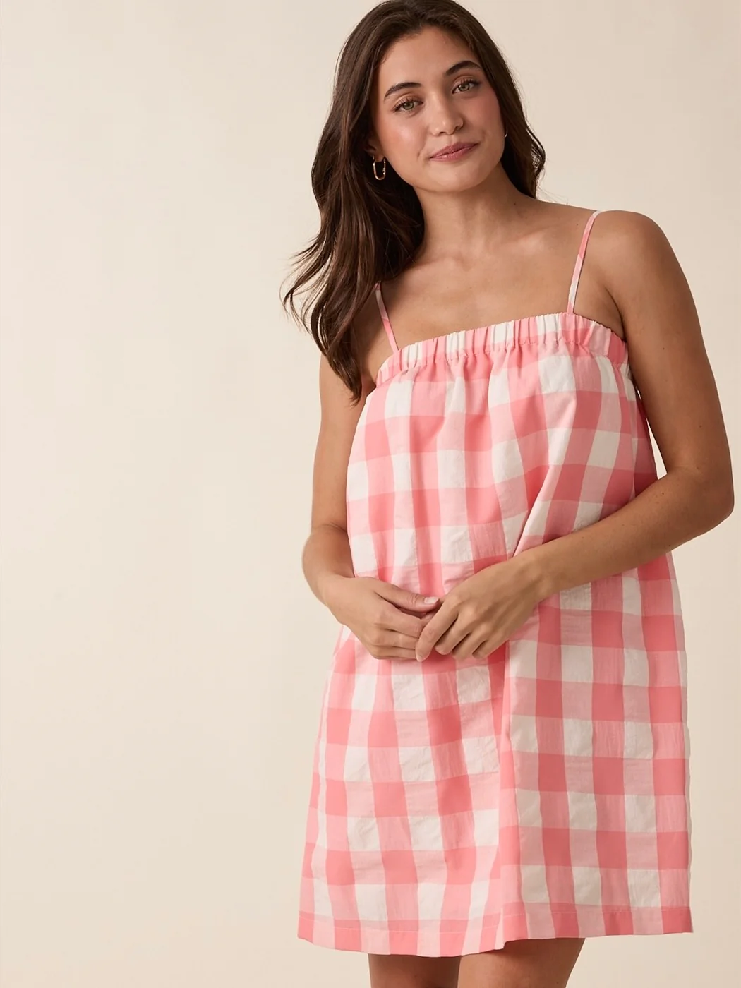 Plaid Cami Mini Dress - Image 2