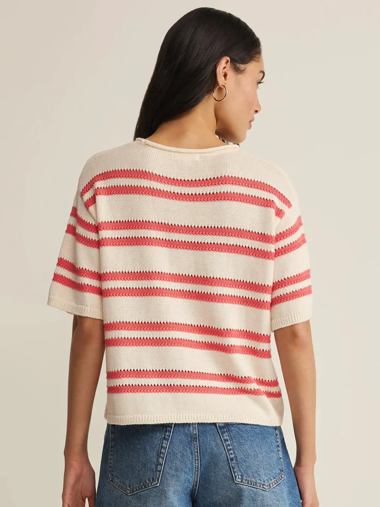 Z Supply Prado Stripe Sweater Tee - Image 3