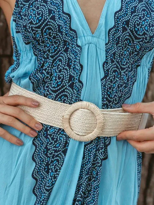 Raffia Stretch Belt - Image 3