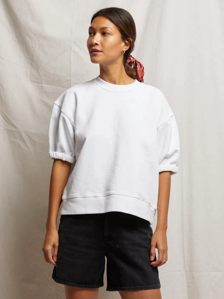 perfectwhitetee Rebecca Puff Sleeve Sweatshirt - Image 4