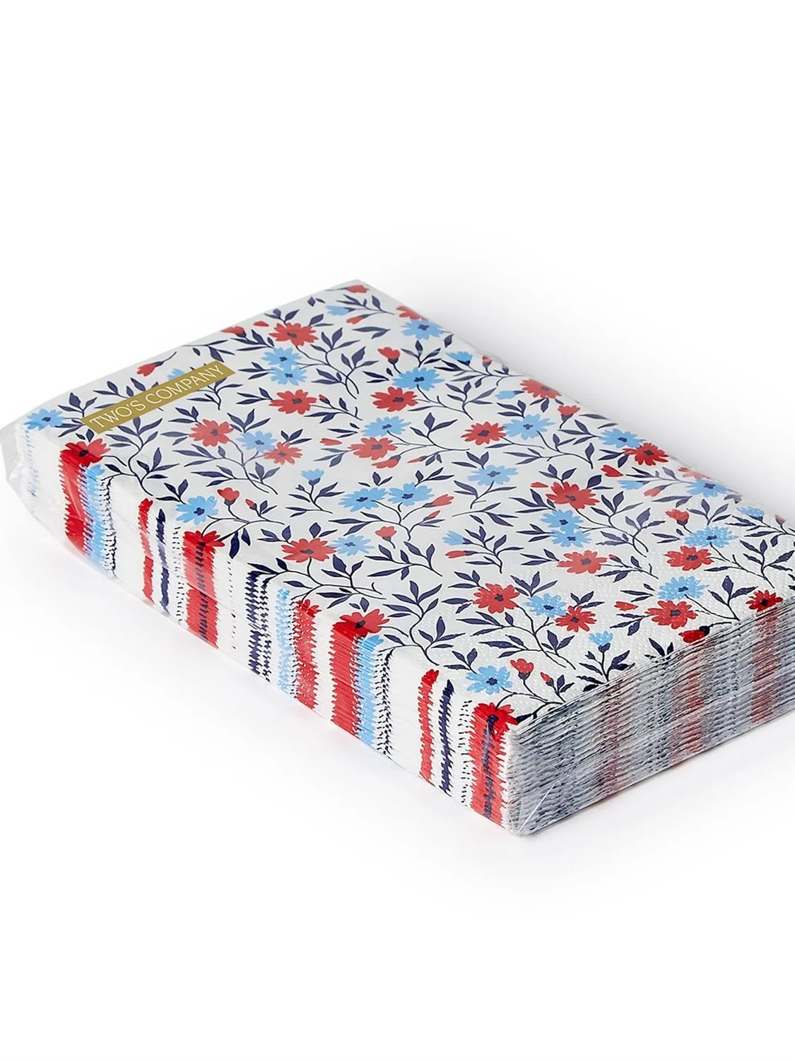 Red, White & Blue Bloom Guest Towel