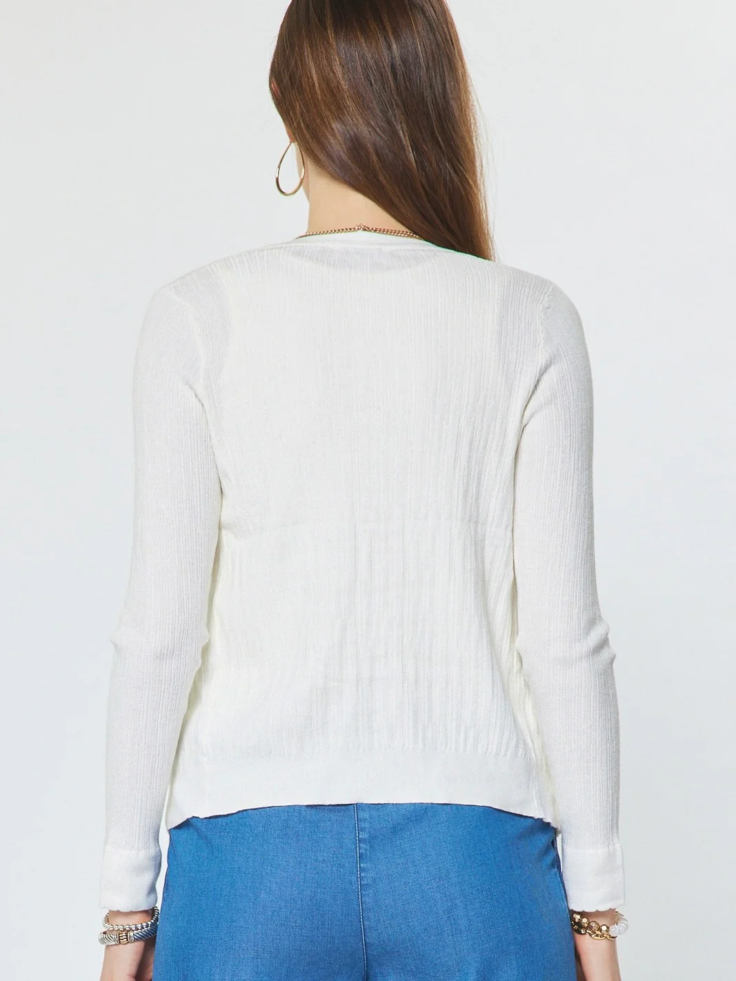 Ribbed Cardigan - Image 3