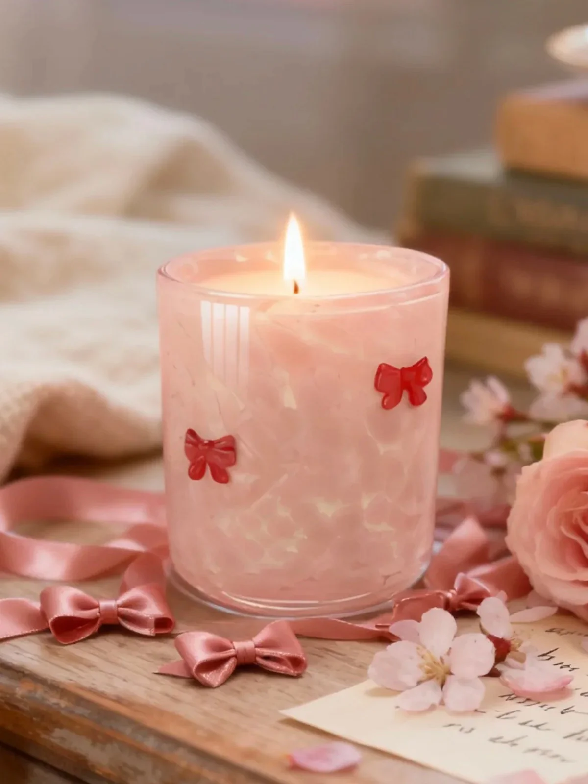 Ribbons & Bows Icon Candle