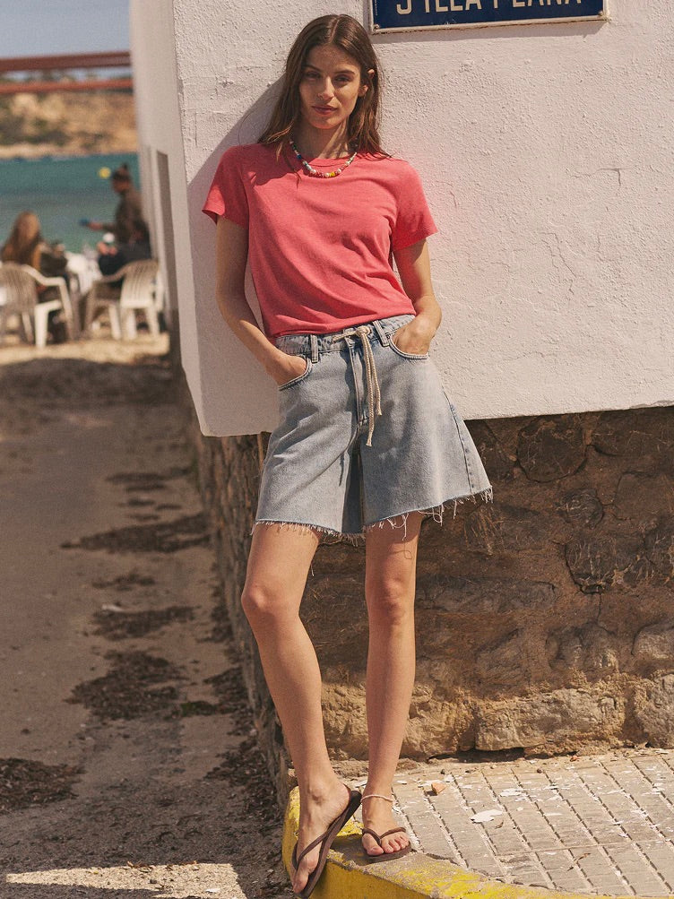 Marine Layer Rosalie Denim Bermuda Short