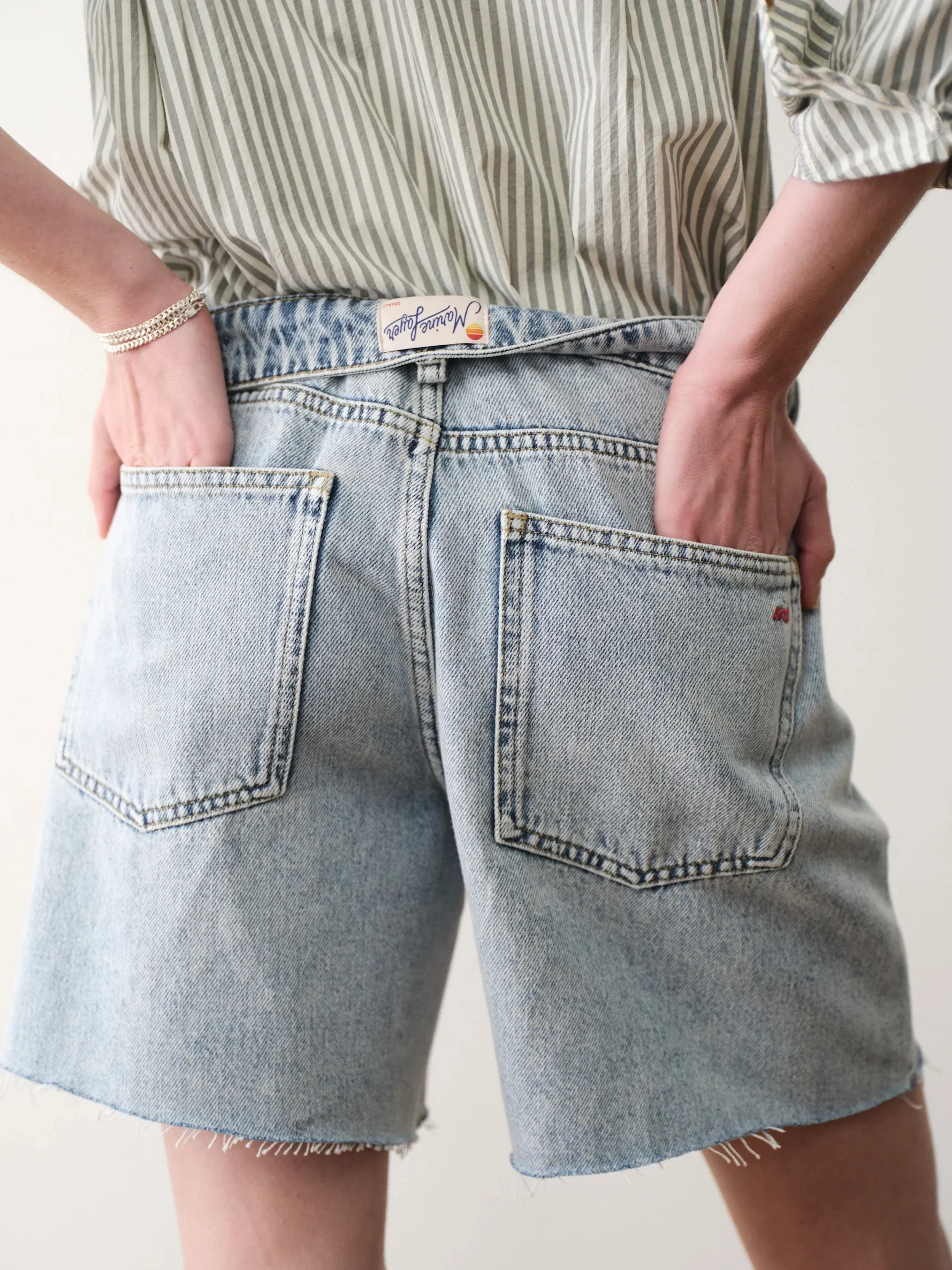 Marine Layer Rosalie Denim Bermuda Short - Image 3