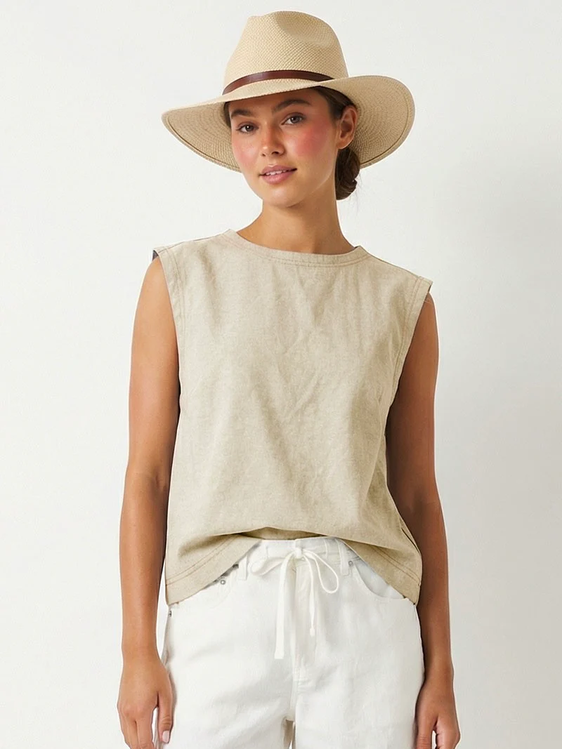 Amanda Garment Washed Top