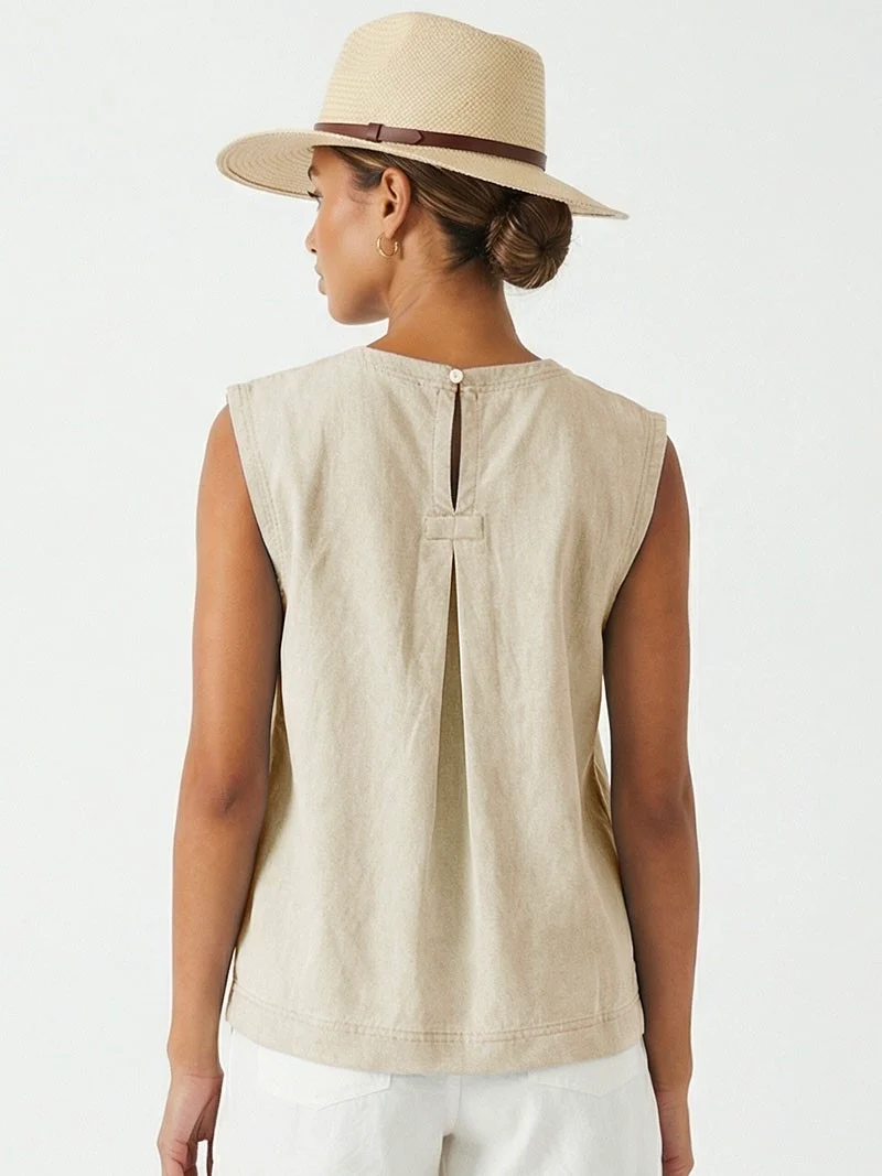 Amanda Garment Washed Top - Image 2