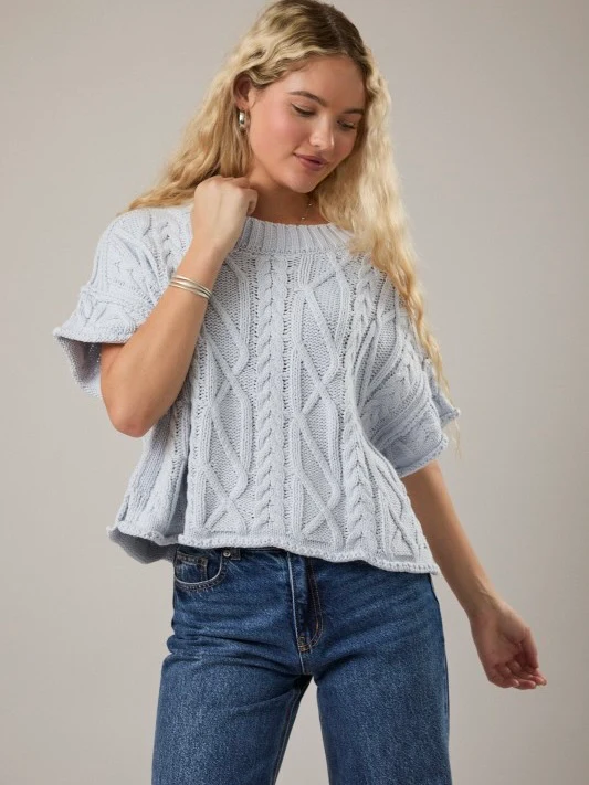Katie Short Sleeve Sweater