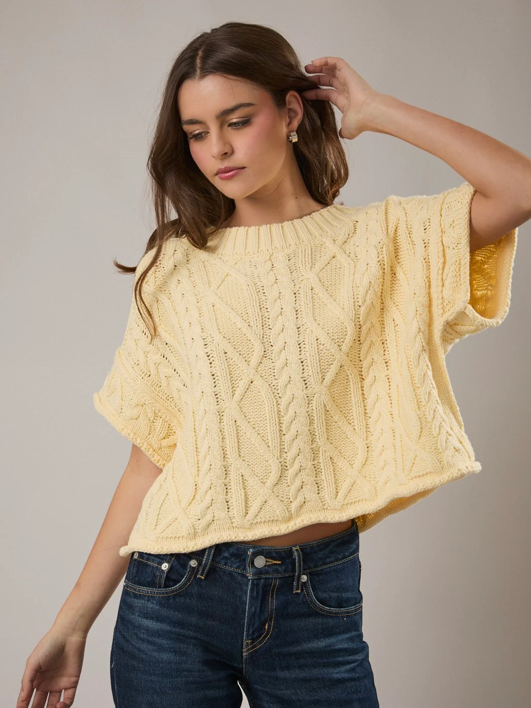 Katie Short Sleeve Sweater - Image 2