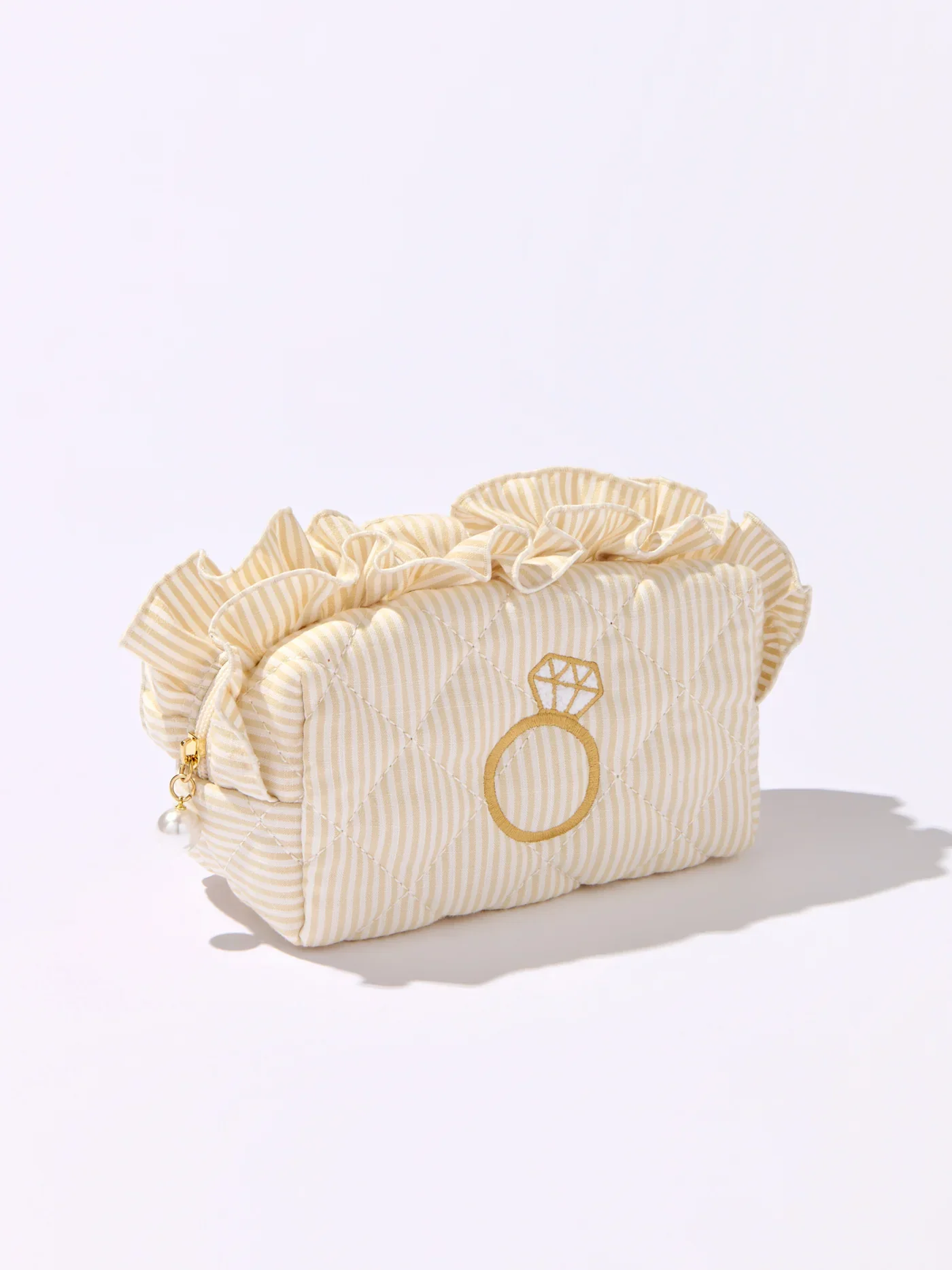 Ruffle Bling Pouch