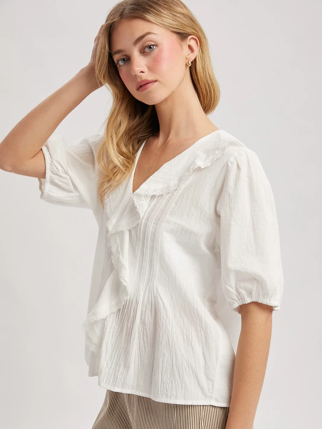 Ruffle Lightweight Top - Image 2