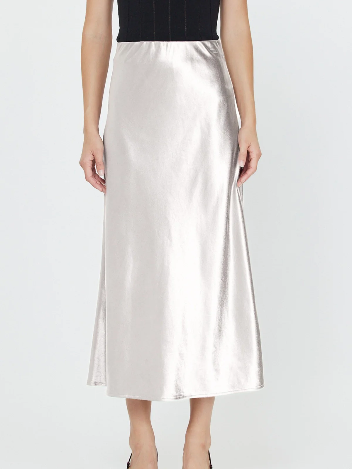 Sadie Satin Skirt - Image 3