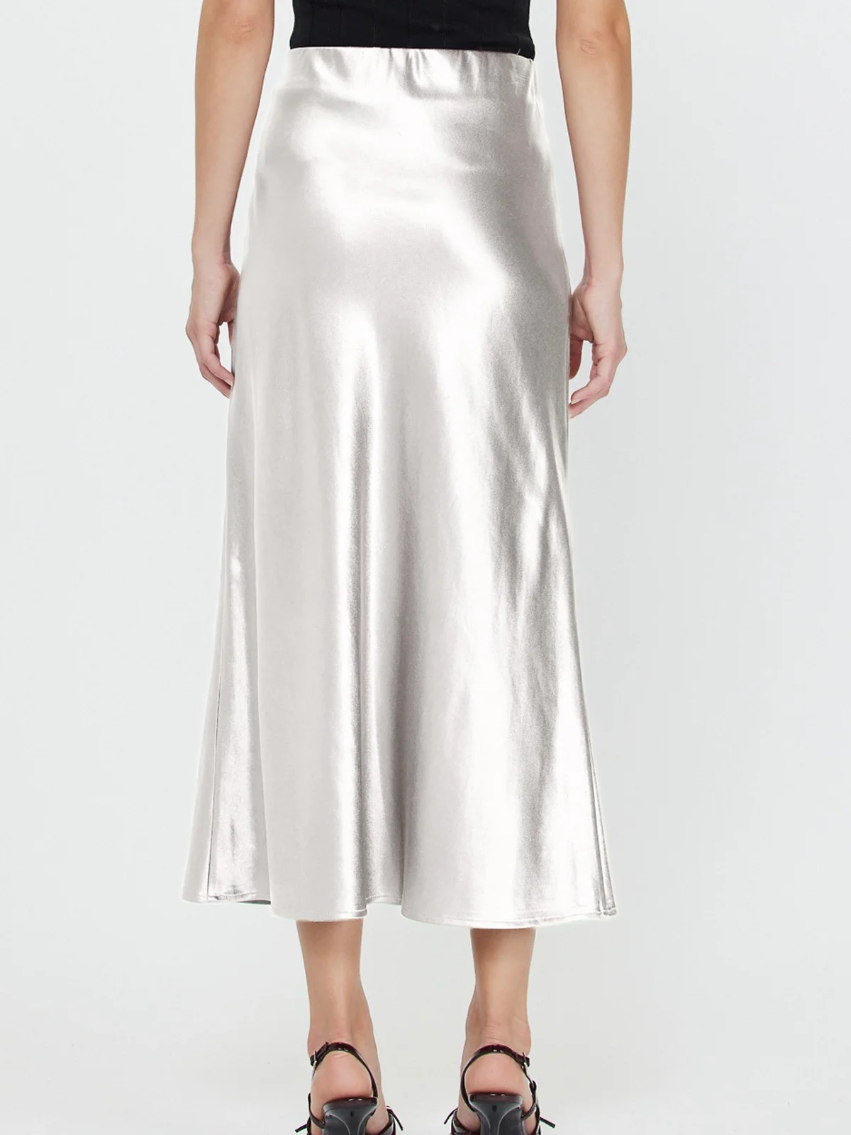 Sadie Satin Skirt - Image 7
