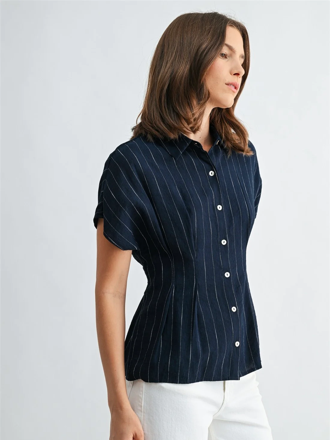Savvi Button Down Top - Image 2