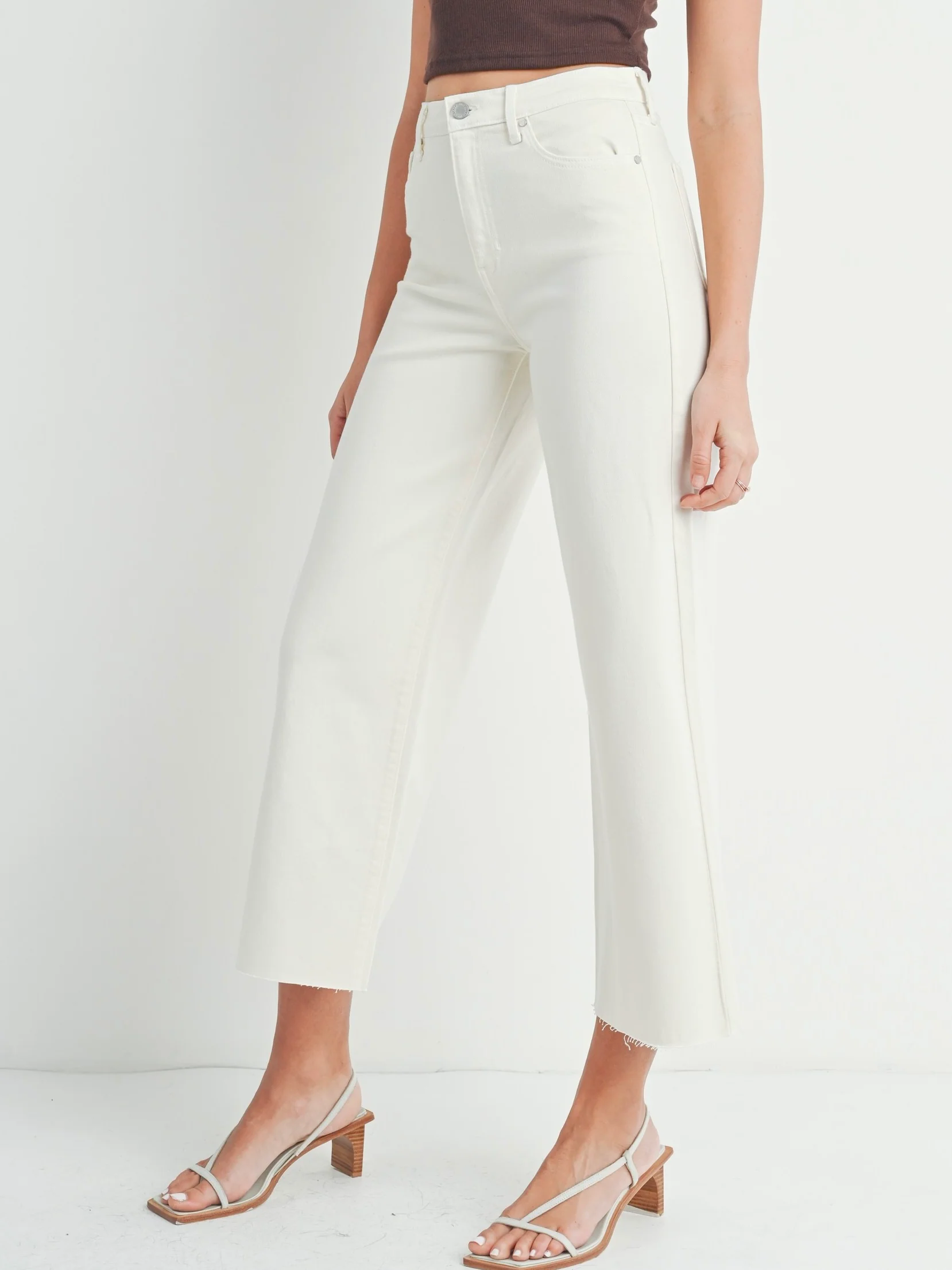 Just Black Denim : Scissor Cut Wide Leg - Image 7