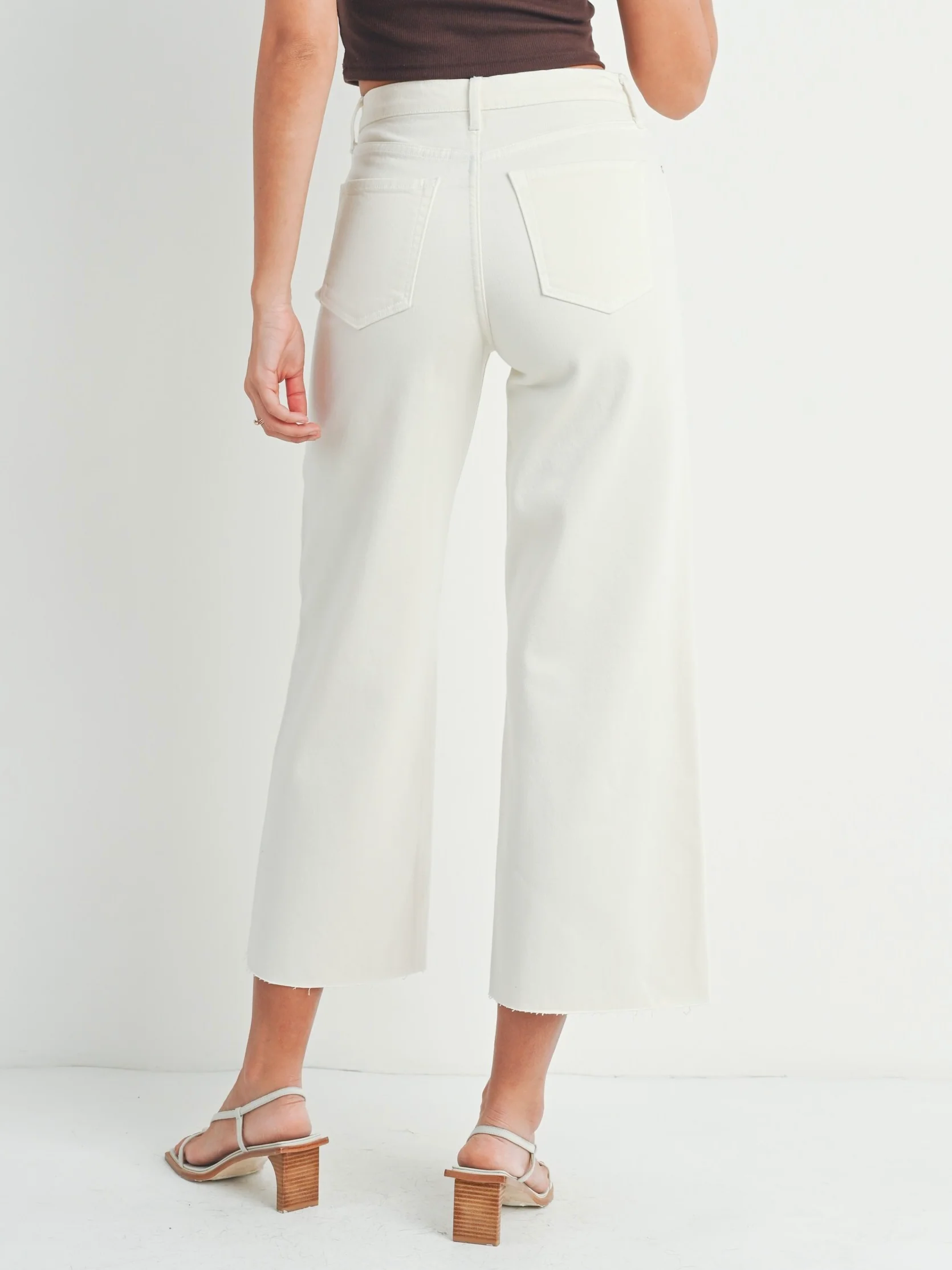 Just Black Denim : Scissor Cut Wide Leg - Image 8