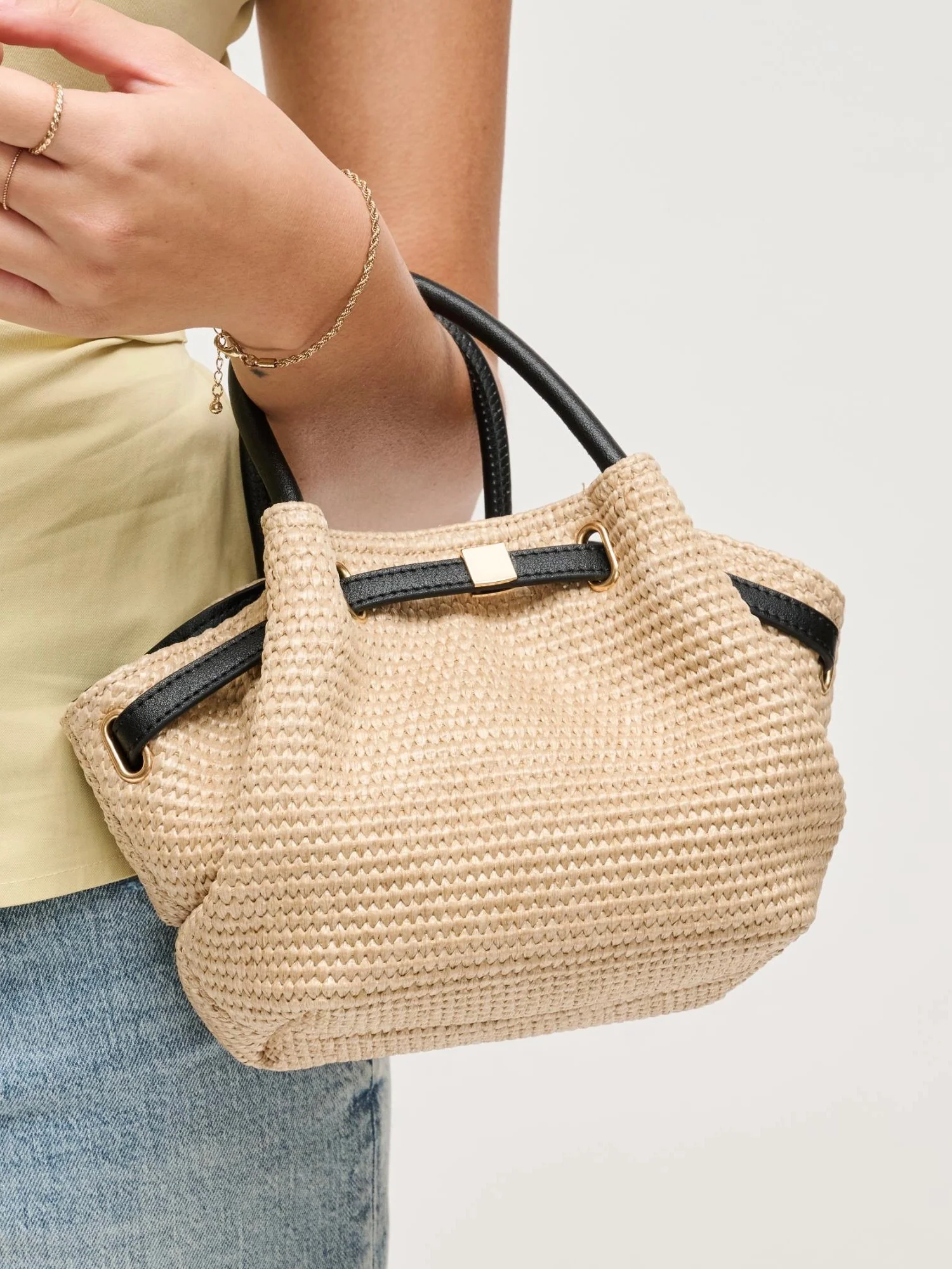 Selena Straw Crossbody