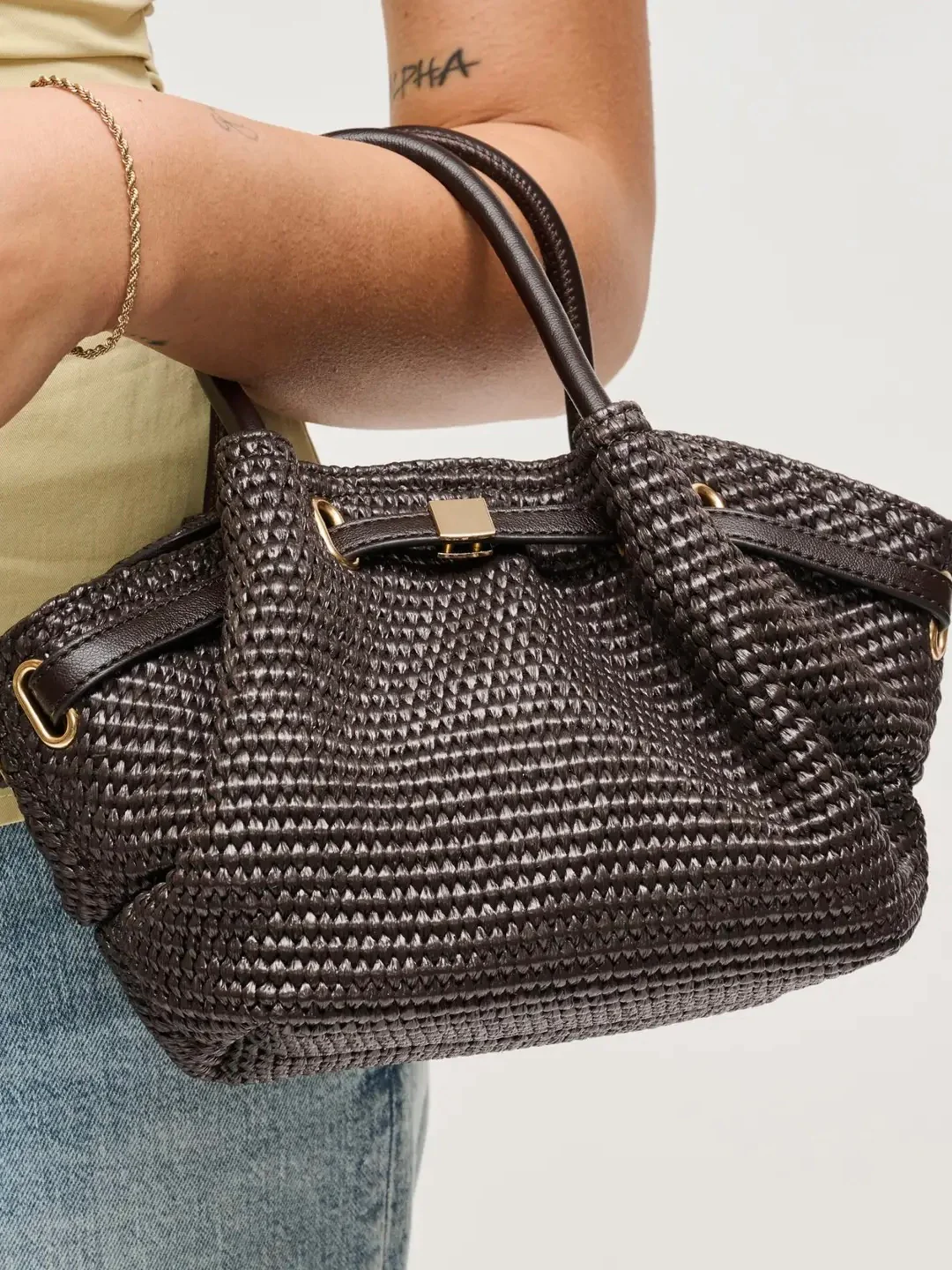 Selena Straw Crossbody - Image 2