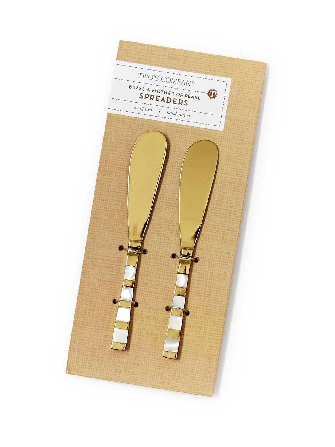 Set of 2 Mother of Pearl Spreaders