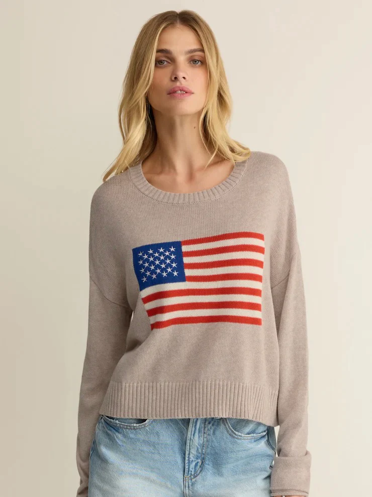 Z Supply Sienna Patriot Sweater
