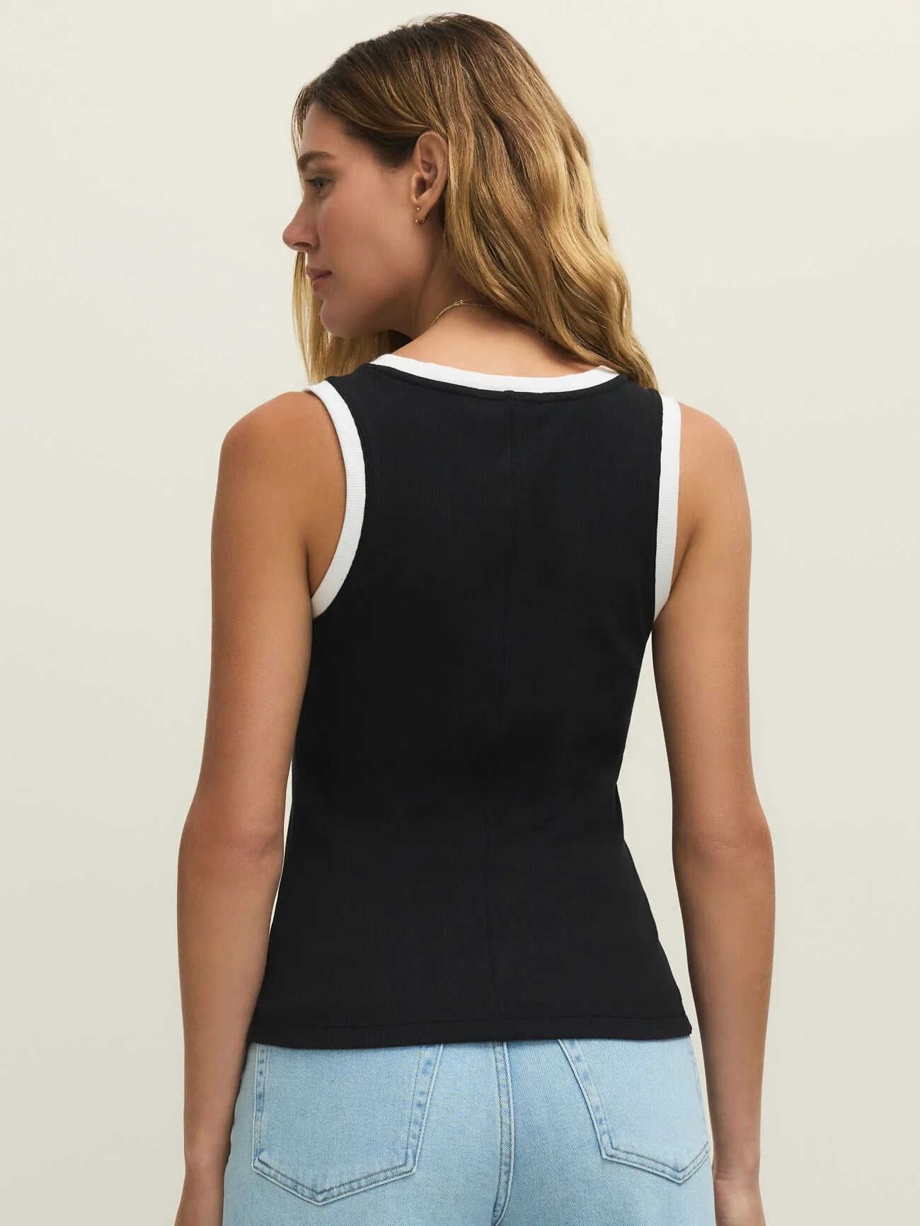 Z Supply Sirena Colorblocked Rib Tank - Image 4