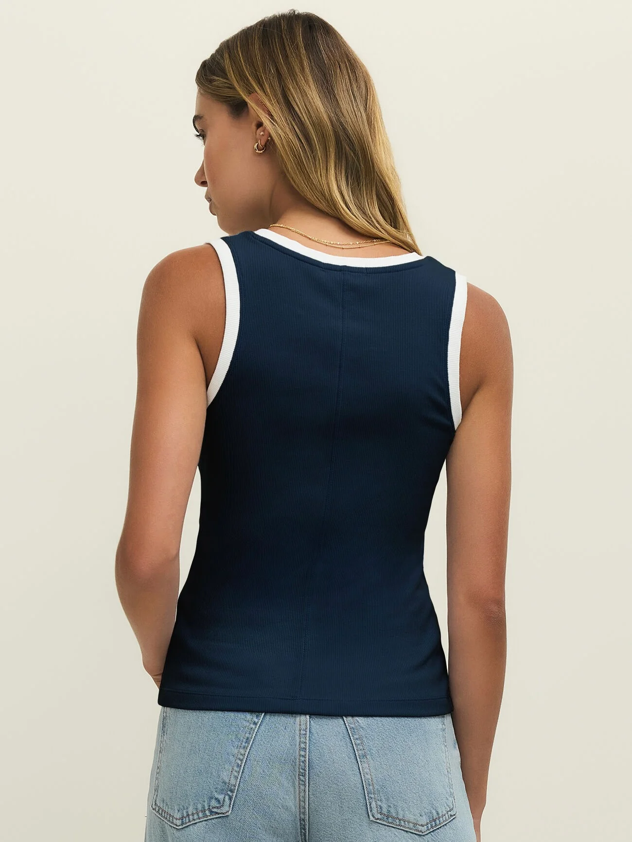 Z Supply Sirena Colorblocked Rib Tank - Image 5