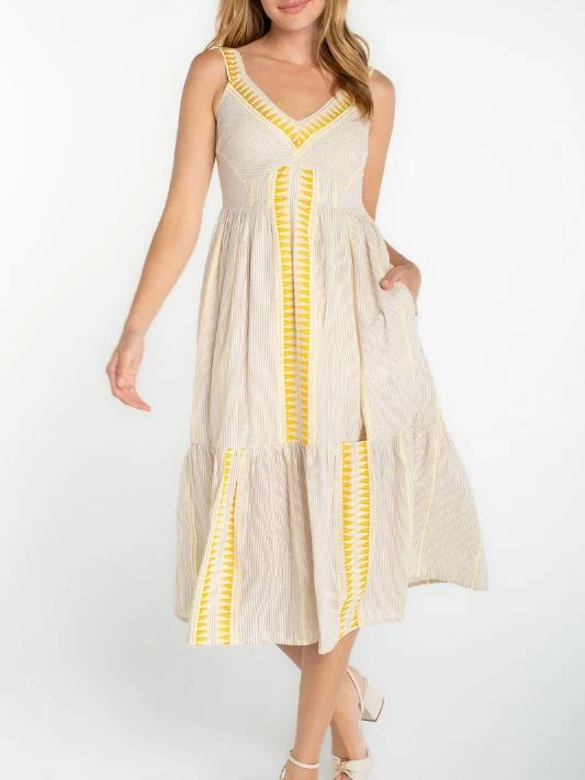Liverpool Sleeveless Midi Dress