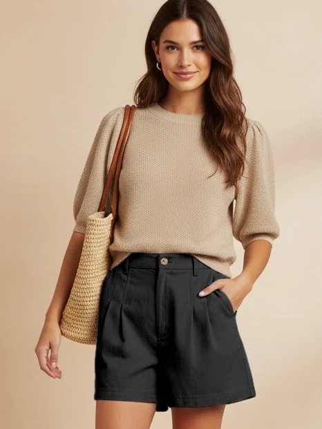 Soft Matte Pull On Shorts - Image 2