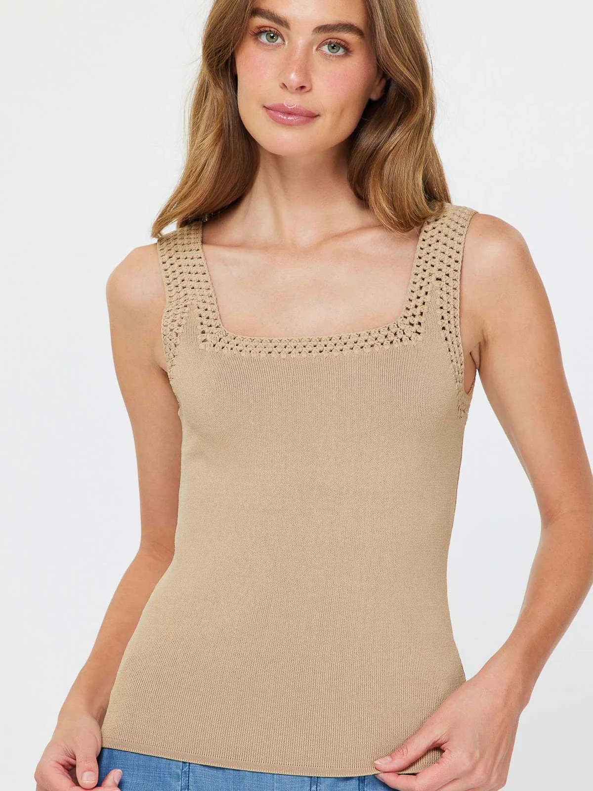 Cyndi Sweater Tank Top - Image 2