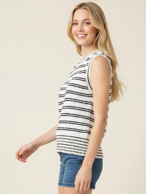 Peet Sleeveless Sweater Top - Image 2
