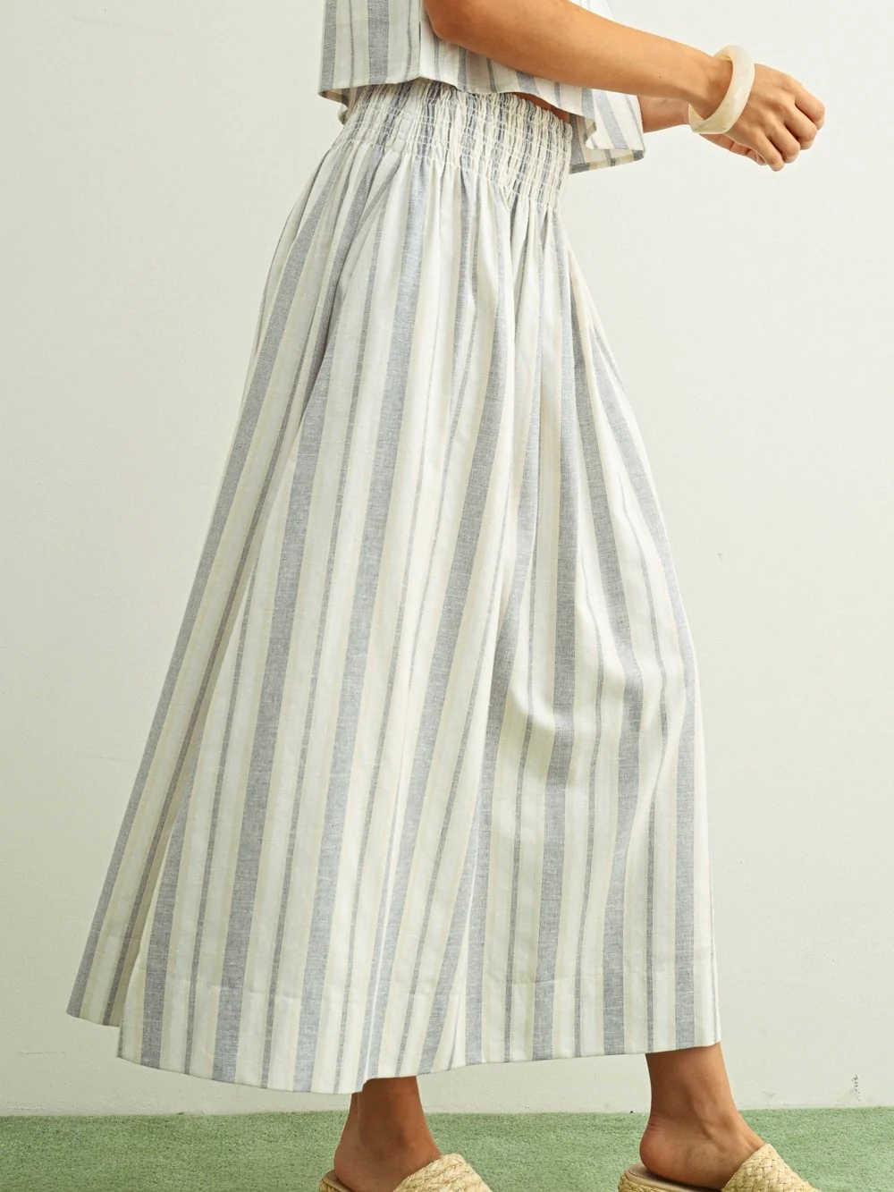 Stripe Midi Skirt - Image 2