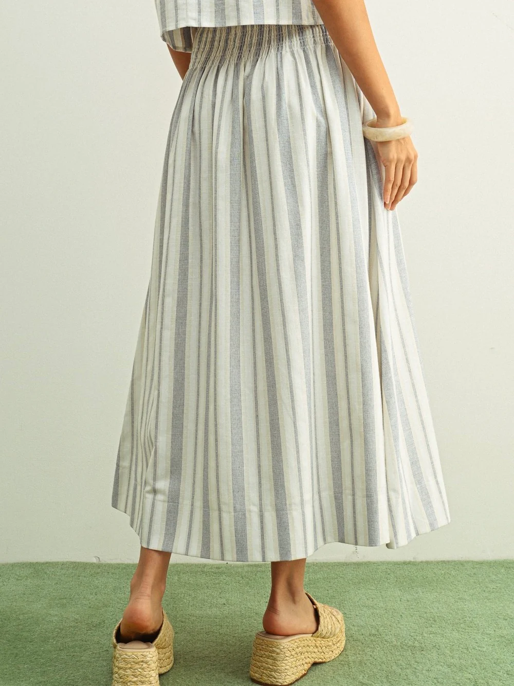 Stripe Midi Skirt - Image 3