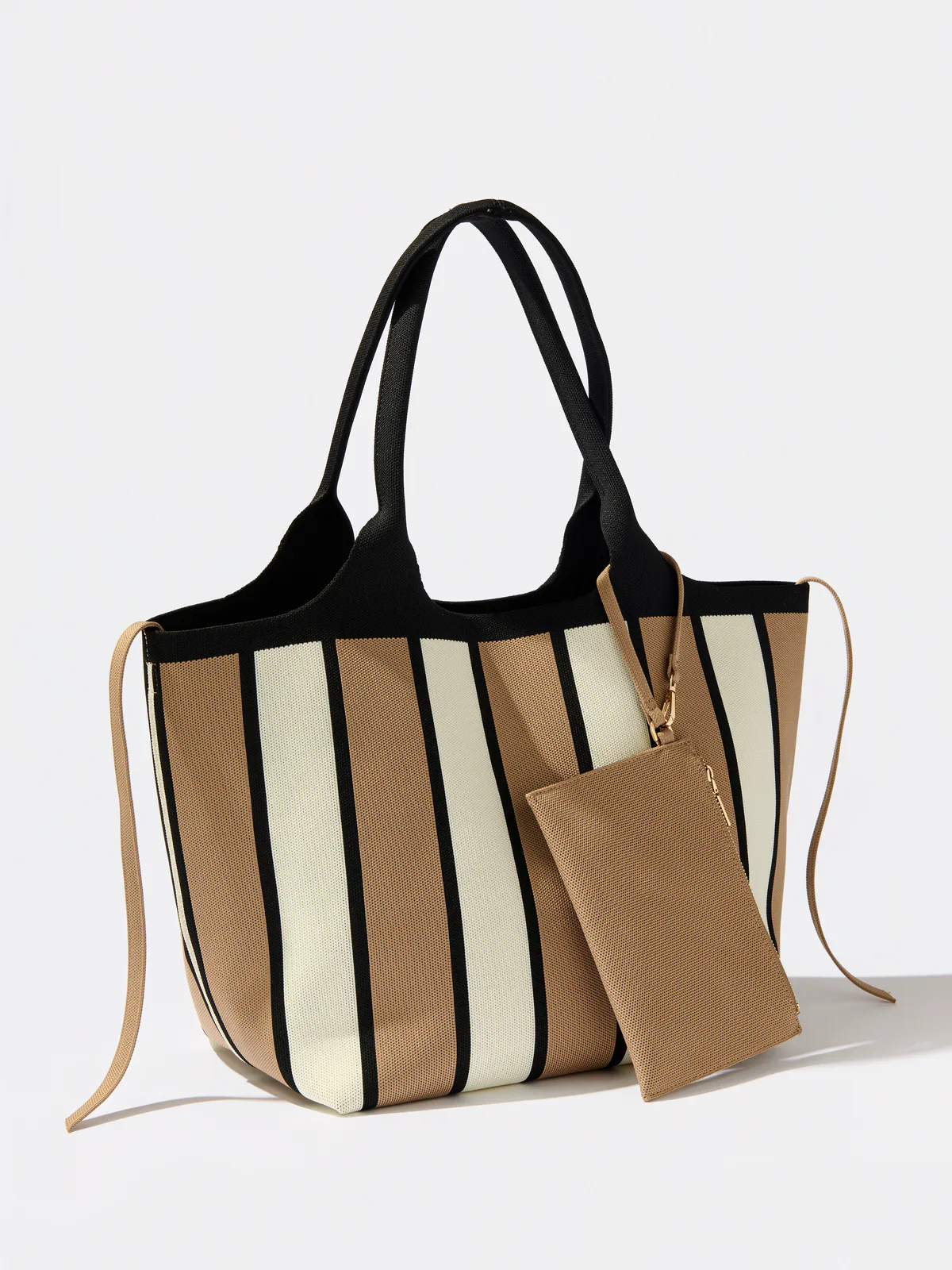 Stripe Robbie Tote - Image 3