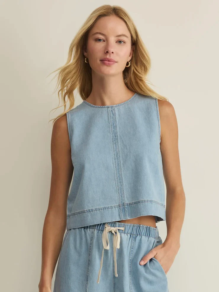 Z Supply Sun Seeker Denim Tank