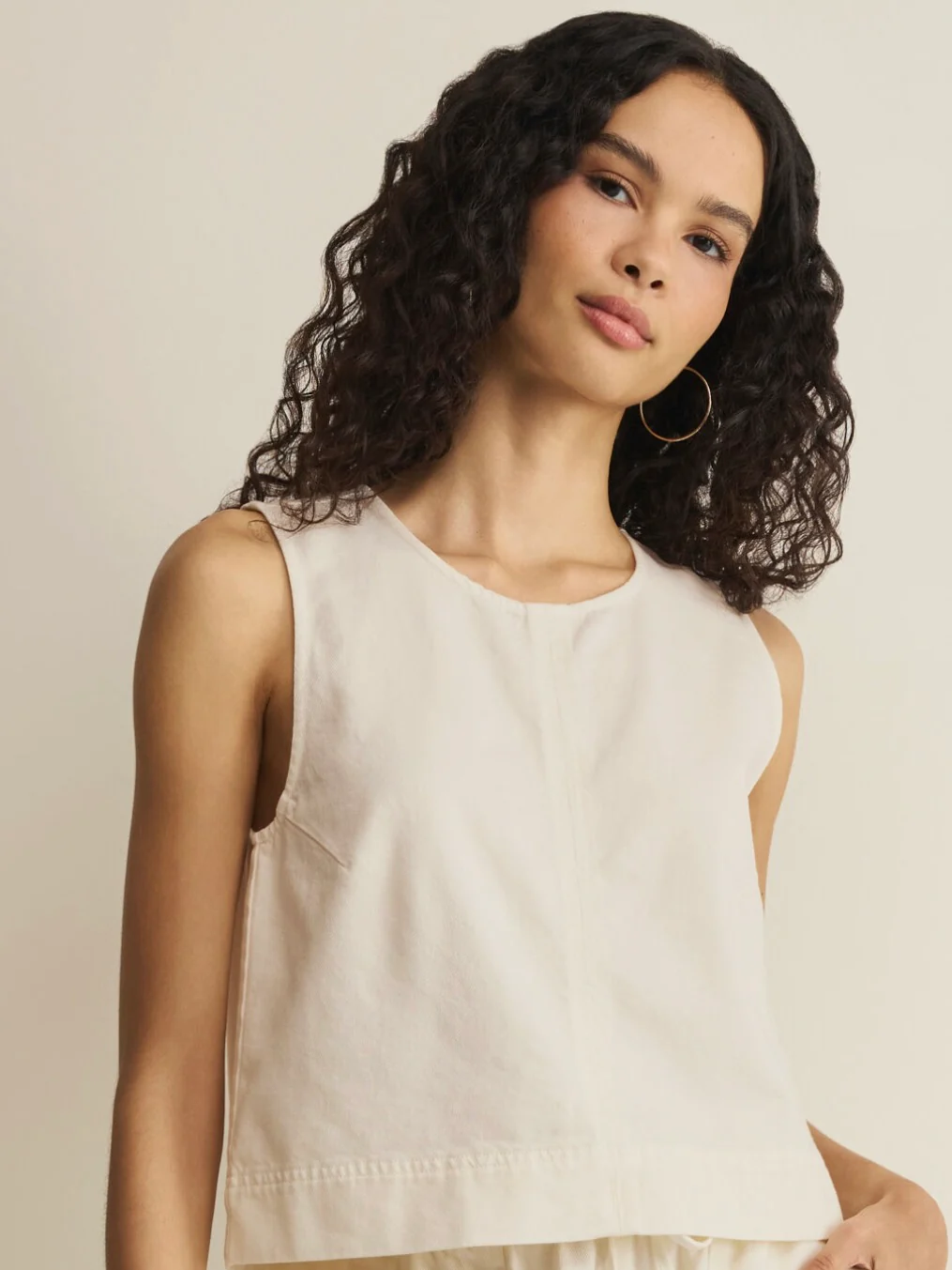Z Supply Sun Seeker Denim Tank - Image 2