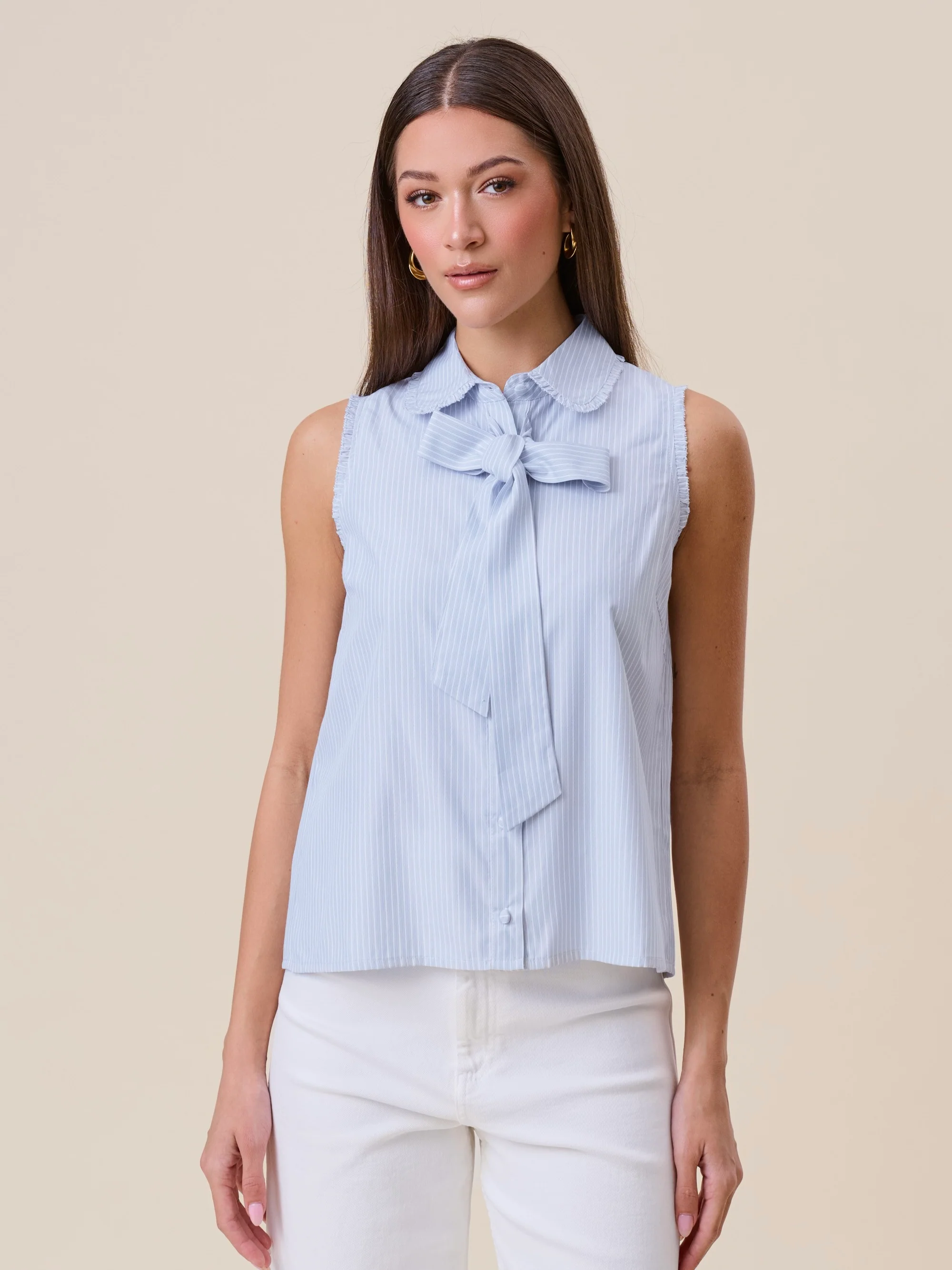 Taffy Tie Front Top