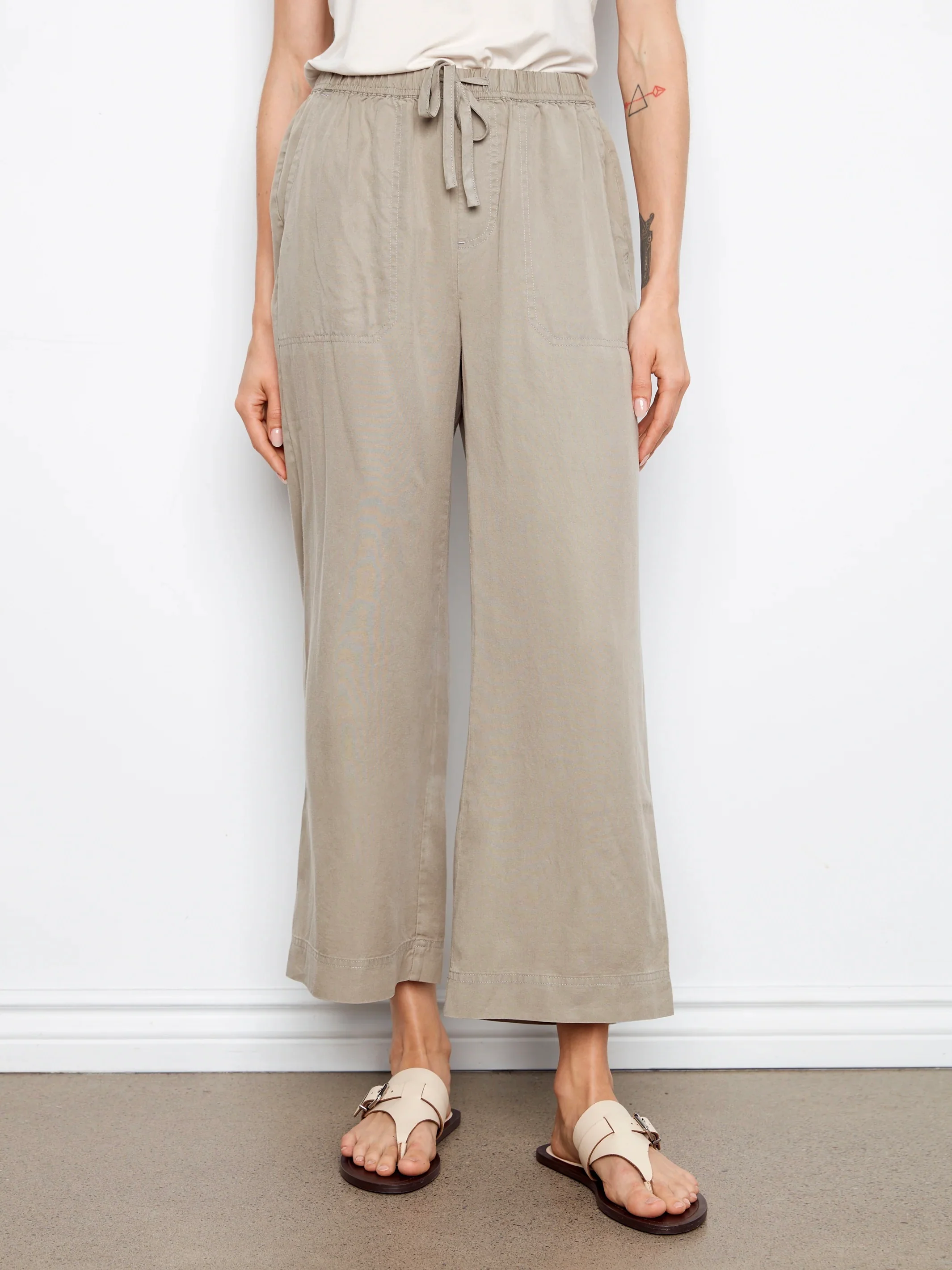 Tencel Wide Leg Pants
