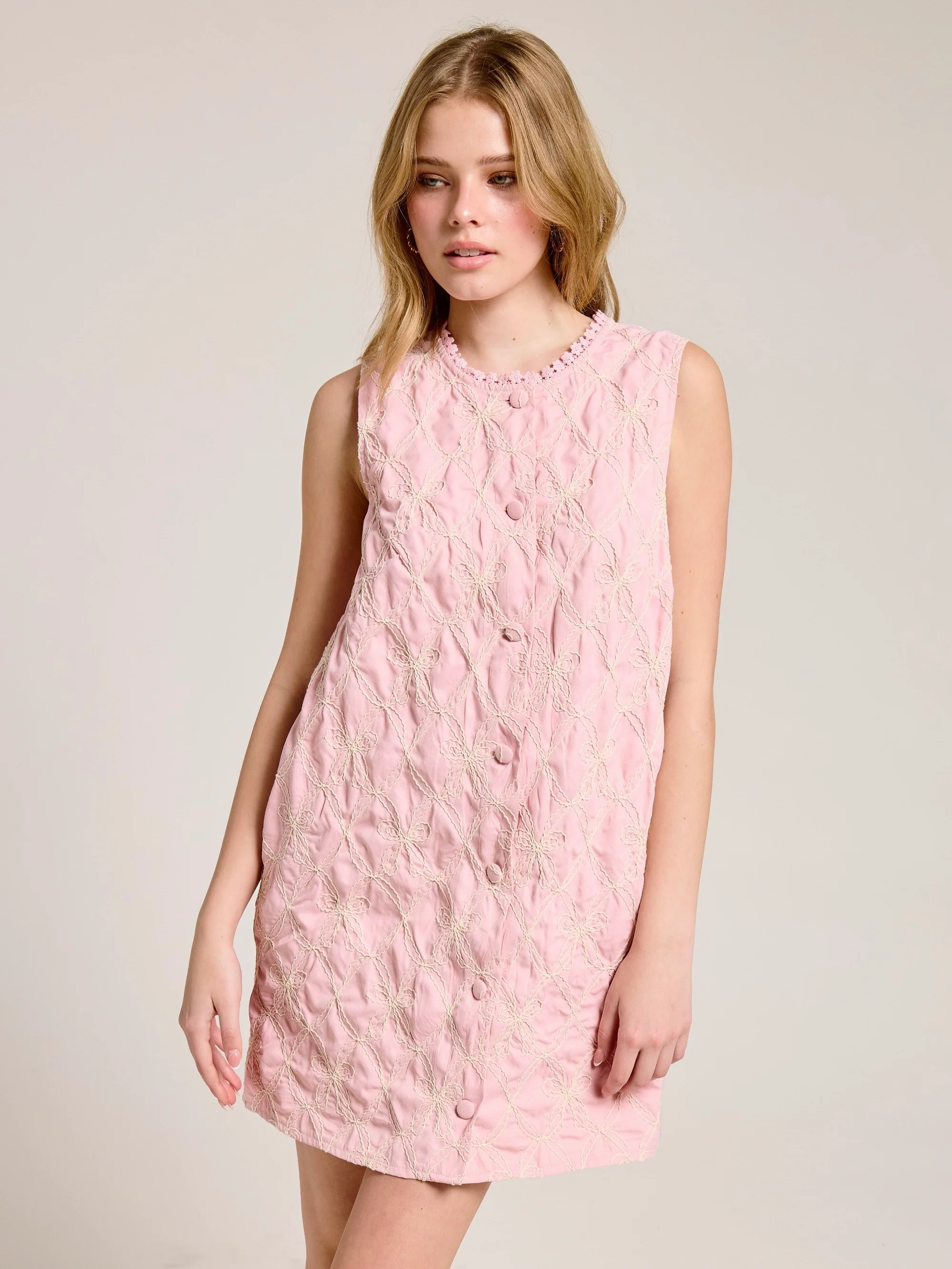Dawn Textured Mini Dress